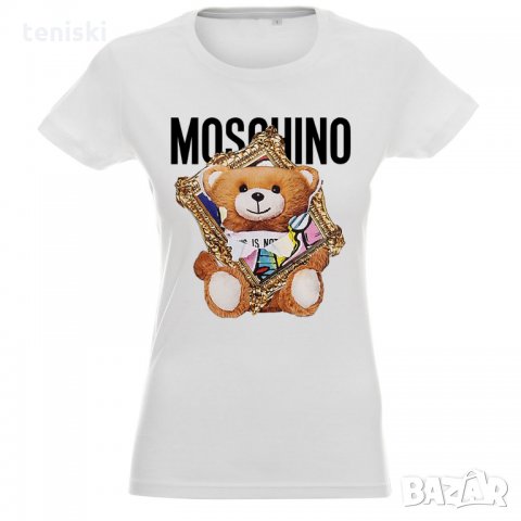  Тениска Moschino Bear принт Нови модели и цветове, снимка 6 - Тениски - 33613386
