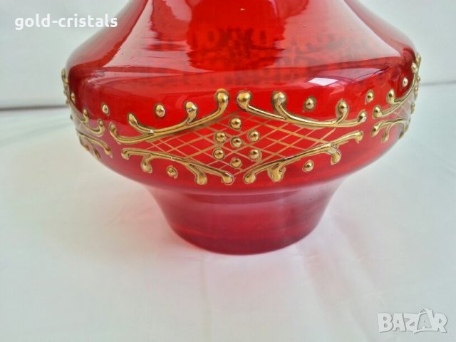 ваза с позлата, снимка 2 - Антикварни и старинни предмети - 26820071