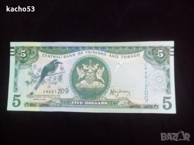 Банкнота -Тринидад и Тобаго-5 $