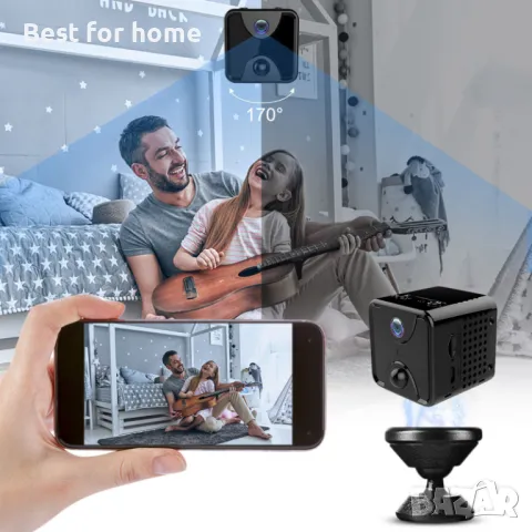 R7 безжична WiFi камера, снимка 5 - IP камери - 47780586