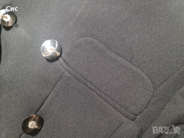 Рокля тип сако с естестви пера от марабу, снимка 5 - Рокли - 40436263