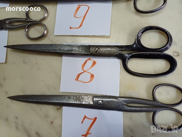 стари ножици на цени от 5 до 35лв за брой, снимка 8 - Антикварни и старинни предмети - 43639051