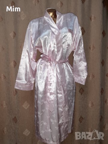  Sedalia Classics S /М Розов сатенен халат , снимка 2 - Нощници - 39368009