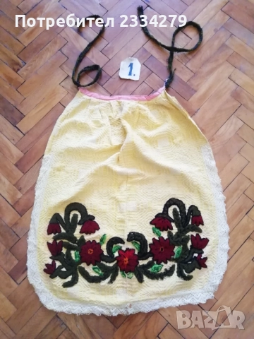 Стари автентични тракийски престилки от Старозагорския-Ямболския край. , снимка 2 - Антикварни и старинни предмети - 52799935