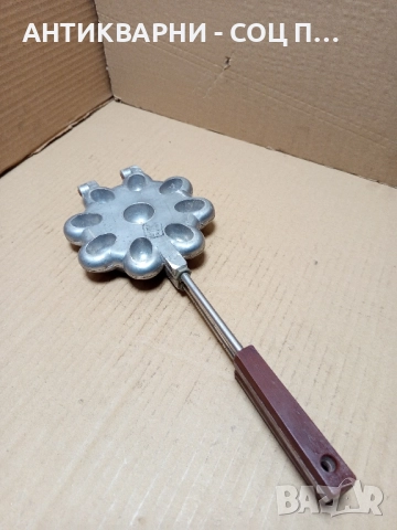 Соц Стар Гофретник За Тестени Изделия. , снимка 4 - Антикварни и старинни предмети - 51870472