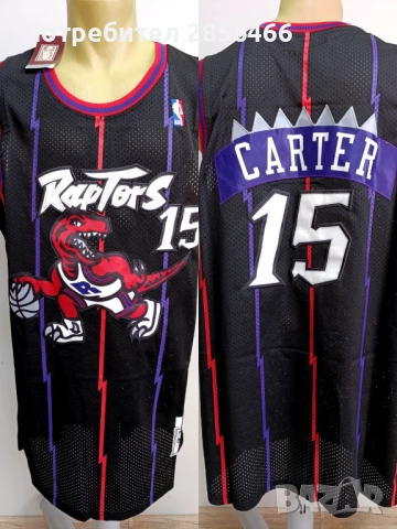 Мъжки потник Mitchell & Ness Vince Carter Toronto Raptors seasons 1998/99. размер XL , XXL