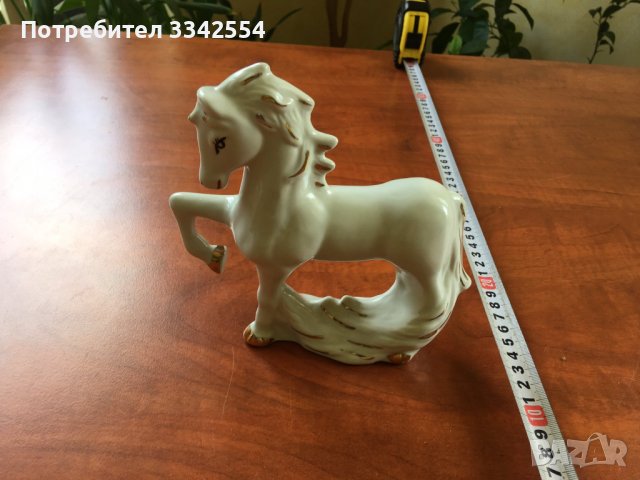 ПОРЦЕЛАН ФИГУРА СТАТУЕТКА ПОЗЛАТА, снимка 6 - Други ценни предмети - 37265013