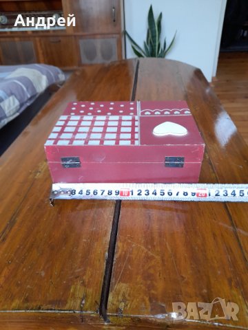 Стара дървена кутия,несесер #6, снимка 3 - Други ценни предмети - 32688560