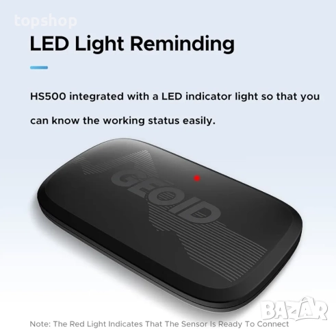 Чисто нов запечатан GEOID HS500 Пулсомер, Каишка за гърди, Монитор за пулс, Bluetooth 4.2/ANT+..., снимка 3 - Друга електроника - 52371818