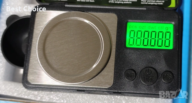 Прецизна везна 0.001g/50g с 7 мерни единици, инокс, снимка 5 - Везни - 53054315