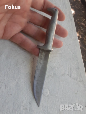 Стар малък български нож ножка орлова глава, снимка 4 - Антикварни и старинни предмети - 53274258