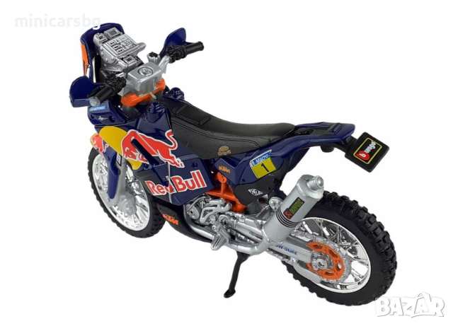 1:18 Метални мотори: KTM 450 Rally (Dakar Rally) Red Bull, снимка 4 - Колекции - 44858073