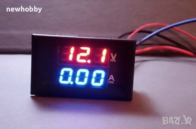 Волтметър/Амперметър 100V/10A, снимка 1