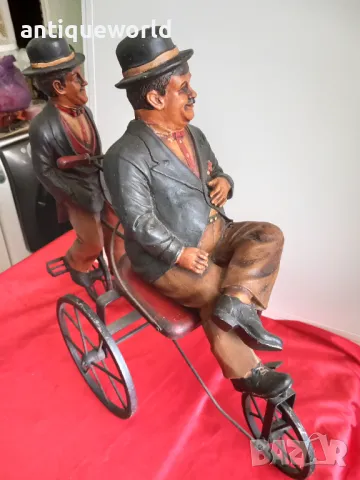 Лоуръл и Харди на Колело. Голяма Фигура ,Статуя , Фигури, снимка 5 - Антикварни и старинни предмети - 50030041