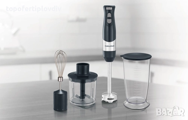 Пасатор комплект Morphy Richards,Гаранция, снимка 4 - Чопъри и пасатори - 52385843