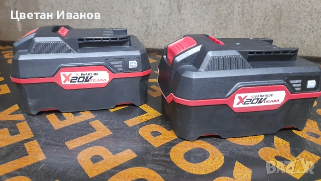 Батерии Parkside 20v - 2A/4A/4A(smart), снимка 4 - Други инструменти - 53239154
