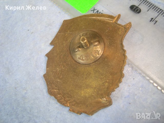 ОТЛИЧНИК по БОЙНАТА и ПОЛИТ. ПОДГОТОВКА Стара ЕМАЙЛИРАНА БРОНЗОВА ЗНАЧКА на ВИНТ Iва Д.З.Л.Ф. 32608, снимка 13 - Колекции - 38465693