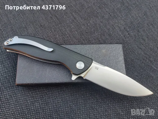 Сгъваем джобен нож SHIROGOROV,стомана D2, SH208, снимка 4 - Ножове - 49094306
