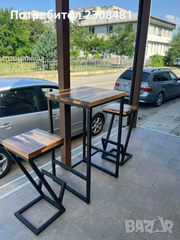 комплект бар маси и столове , снимка 11 - Столове - 53535180