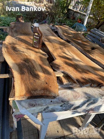Орехови янове , дървен материал орех за плот с кристална смола, снимка 3 - Друго - 43222983