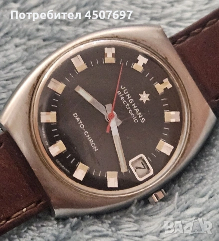 мъжки часовник JUNGHANS Electronic Dato-Chron. , снимка 6 - Мъжки - 53048597