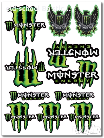 Стикери {MONSTER} Облепване , снимка 17 - Аксесоари и консумативи - 46864363