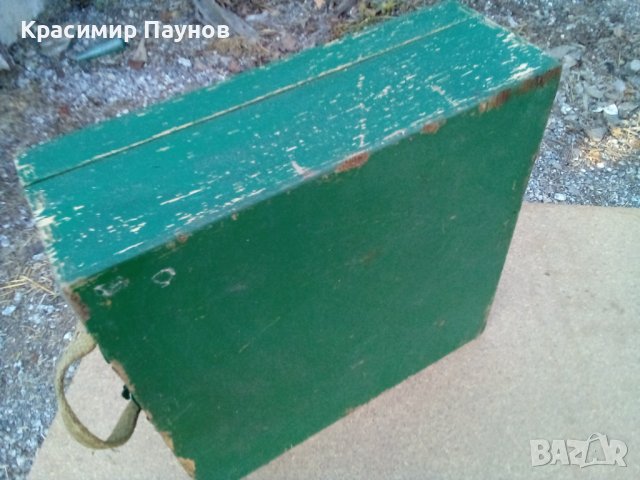 Стар дървен куфар за инструменти, снимка 5 - Куфари с инструменти - 38196845