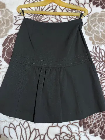 Черна памучна пола, снимка 4 - Поли - 21948215