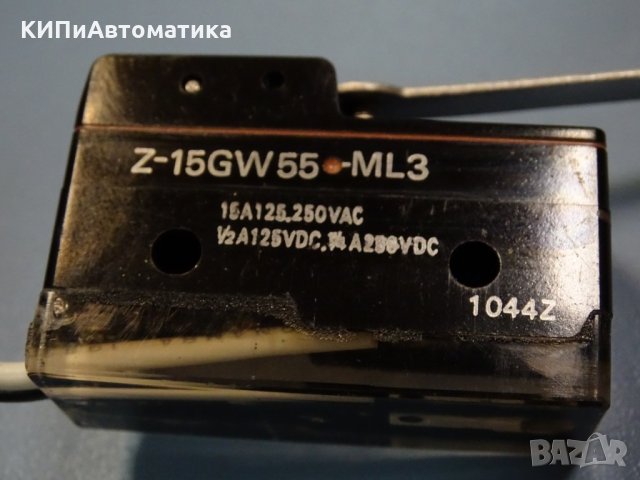 изключвател Omron Z-15GW55-ML3 basic switch 16A 250VAC, снимка 9 - Резервни части за машини - 35180895