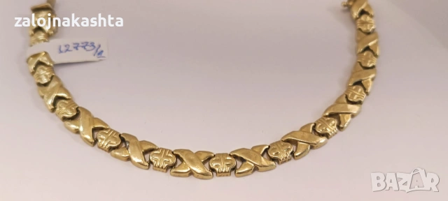 Златна Мъжка гривна-12,43гр/14кр