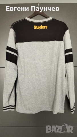 NFL Pittsburgh Steelers Мъжка тениска с дълъг ръкав размер L Американски футбол , снимка 2 - Тениски - 51515013