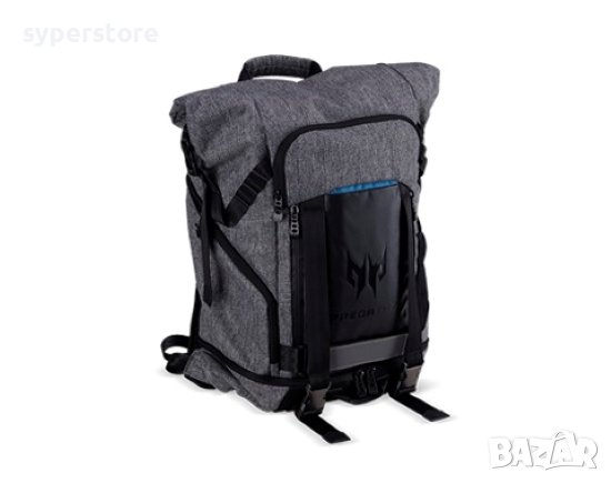 Раница за лаптоп 15.6" Acer Predator Gaming Rolltop Сива Notebook Bagpack, снимка 2 - Лаптоп аксесоари - 37084285