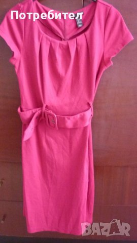 Дамска рокля с колан S-М, снимка 1