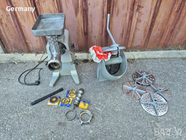 Krefft немска професионална месомелачка зеленчукорезачка кутер, снимка 3 - Други машини и части - 51435163