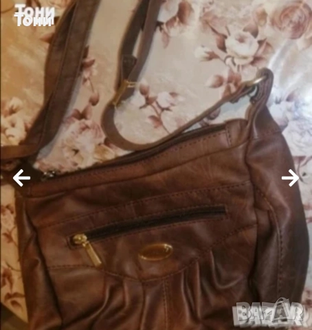 BAC STREET Нова Дамска Чанта Изцяло от Естествена Кожа, снимка 6 - Чанти - 52526467