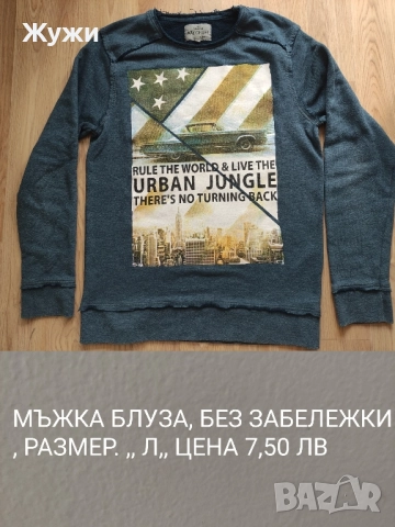 Мъжки блузи, размер Л , различни модели., снимка 4 - Блузи - 51776072