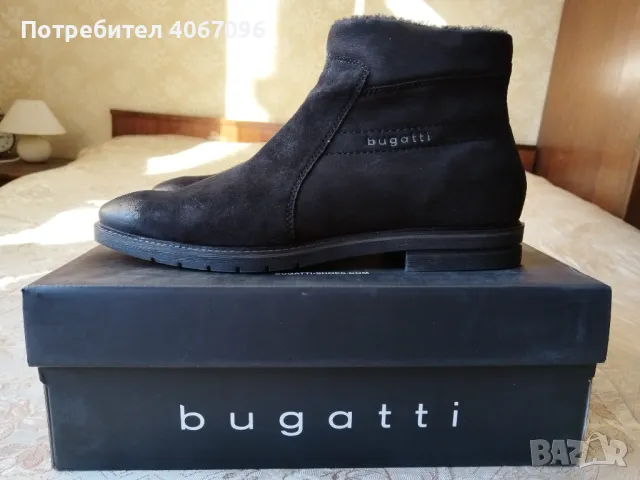 Мъжки боти Bugatti - размер 44, снимка 3 - Мъжки боти - 47871592