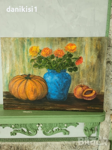 Авторска картина маслени бои, снимка 5 - Картини - 51379659