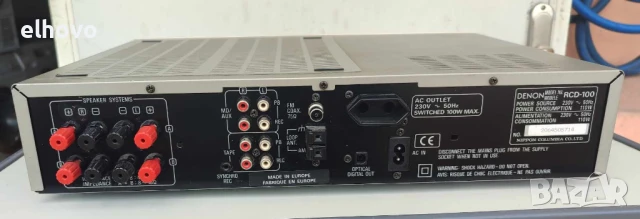 CD reseiver Denon RCD-100, снимка 9 - Ресийвъри, усилватели, смесителни пултове - 50573954
