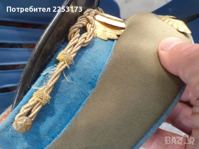 Фуражка синя ВВС, снимка 4 - Антикварни и старинни предмети - 39655902