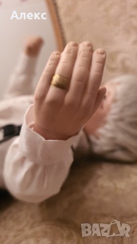 Автентичен, ръчно изработен веселяк с брачна халка:), порцелан, Норвегия., снимка 3 - Колекции - 38734135