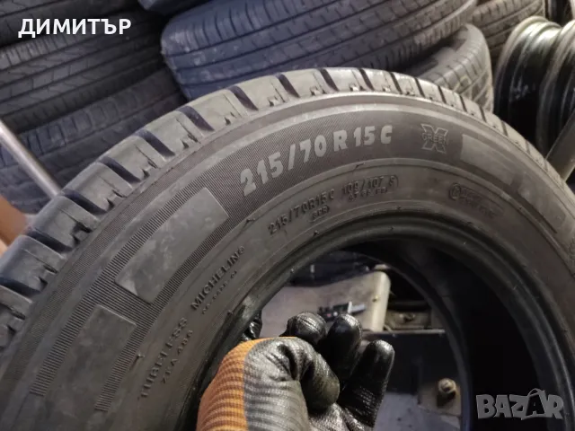 4бр.летни гуми MICHELIN 215/70/15C 109S DOT 0717, снимка 7 - Гуми и джанти - 49337592