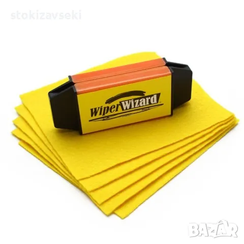 Стъклочистачка Wiper Wizard с 5 броя микрофибърни кърпички, снимка 7 - Други стоки за дома - 49024086