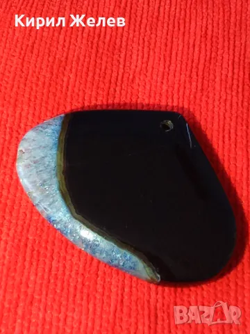 ОРФЕЕВ АХАТ СКЪПОЦЕНЕН МЕДАЛЬОН МАЙСТОРСКА АРТ ИЗРАБОТКА 24372, снимка 8 - Колиета, медальони, синджири - 33957033