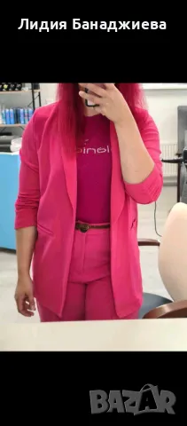 Розово сако , снимка 2 - Сака - 50032852