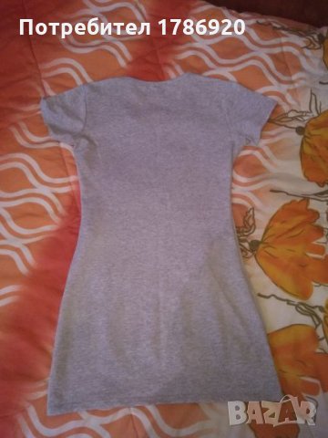 Спортна сива рокля Solin Collections, снимка 3 - Рокли - 26971614