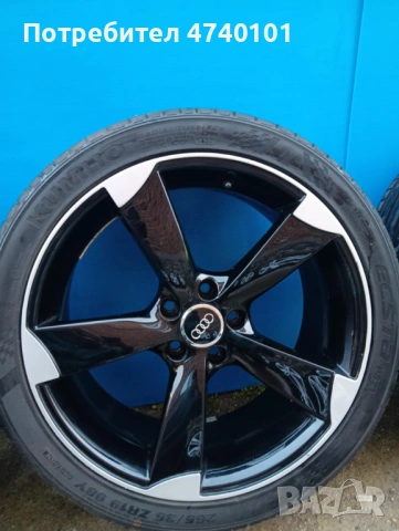 Джанти с гуми Audi Rotor 265 35 19, снимка 4 - Гуми и джанти - 53599685