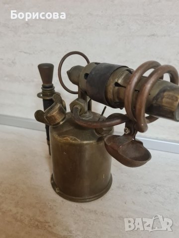 Антична газова горелка, снимка 4 - Антикварни и старинни предмети - 38062605