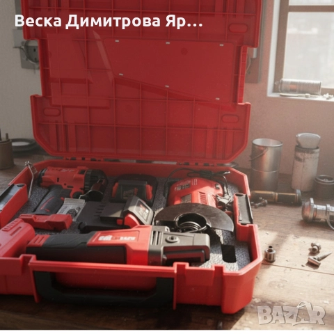 Комплект 2 в 1 KraftRoyal Red Mx Fuel 36V , снимка 3 - Ъглошлайфи - 52751502