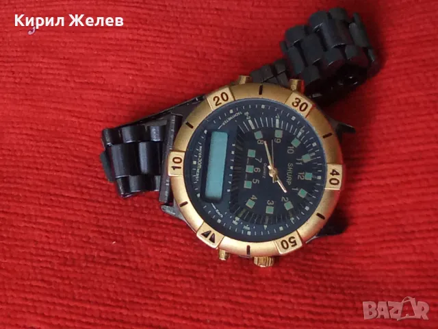 SHURP QUARTZ WATER RESISTANT 30m. МОДЕРЕН ДИЗАЙН МЪЖКИ ЧАСОВНИК ПЕРФЕКТЕН МНОГО КРАСИВ СТИЛЕН 33244, снимка 13 - Мъжки - 38713343